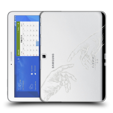 Силиконовый чехол на Samsung Galaxy Tab 4 10.1 с принтом Сотворение мира