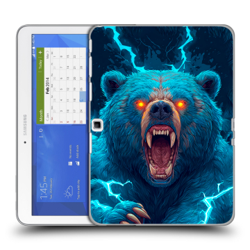 Силиконовый чехол на Samsung Galaxy Tab 4 10.1 с принтом Медведь
