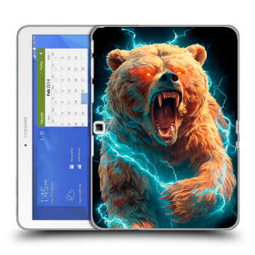 Силиконовый чехол на Samsung Galaxy Tab 4 10.1 с принтом Медведь
