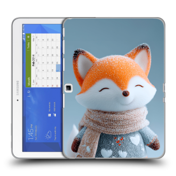 Силиконовый чехол на Samsung Galaxy Tab 4 10.1 с принтом Лиса