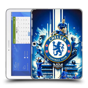 Силиконовый чехол на Samsung Galaxy Tab 4 10.1 с принтом Chelsea Челси
