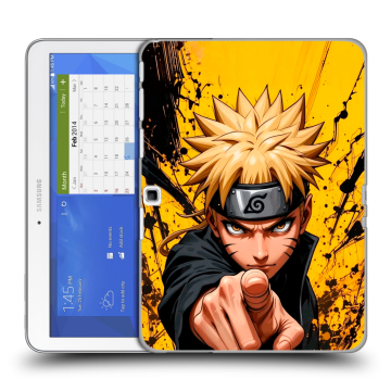 Силиконовый чехол на Samsung Galaxy Tab 4 10.1 с принтом Naruto Наруто