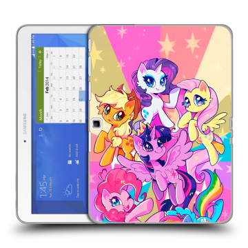 Силиконовый чехол на Samsung Galaxy Tab 4 10.1 с принтом My little pony Дружба чудо