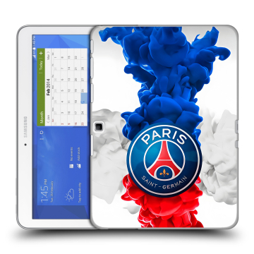 Силиконовый чехол на Samsung Galaxy Tab 4 10.1 с принтом PSG ПСЖ
