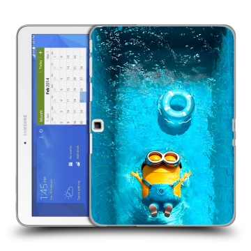 Силиконовый чехол на Samsung Galaxy Tab 4 10.1 с принтом Миньоны