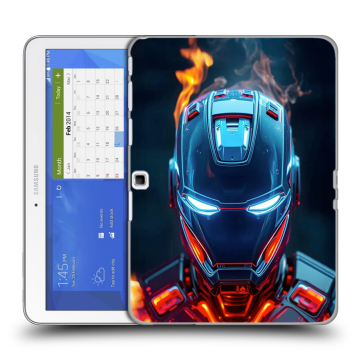 Силиконовый чехол на Samsung Galaxy Tab 4 10.1 с принтом IronMan Железный человек