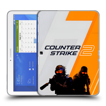 Силиконовый чехол на Samsung Galaxy Tab 4 10.1 с принтом Counter Strike