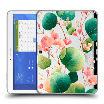 Силиконовый чехол на Samsung Galaxy Tab 4 10.1 с принтом женский