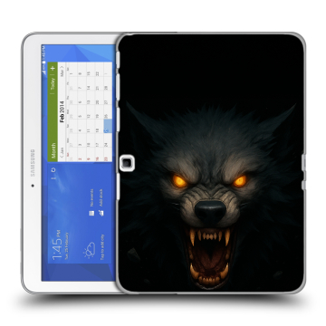 Силиконовый чехол на Samsung Galaxy Tab 4 10.1 с принтом Волк
