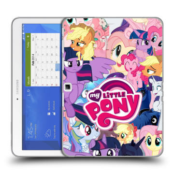 Силиконовый чехол на Samsung Galaxy Tab 4 10.1 с принтом My little pony Дружба чудо