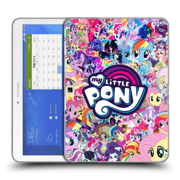Силиконовый чехол на Samsung Galaxy Tab 4 10.1 с принтом My little pony Дружба чудо