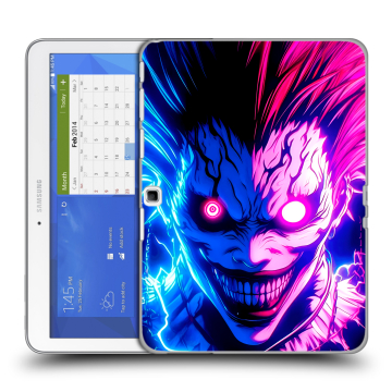 Силиконовый чехол на Samsung Galaxy Tab 4 10.1 с принтом Death note Тетрадь смерти