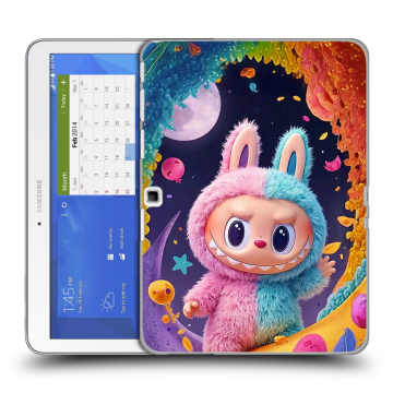 Силиконовый чехол на Samsung Galaxy Tab 4 10.1 с принтом Labubu Лабубу