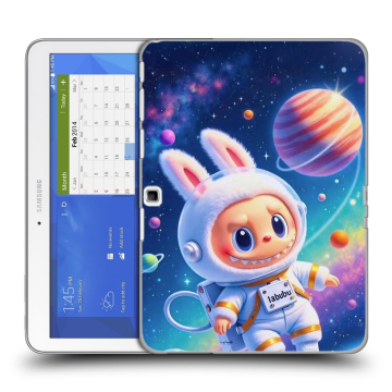 Силиконовый чехол на Samsung Galaxy Tab 4 10.1 с принтом Labubu Лабубу