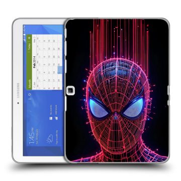Силиконовый чехол на Samsung Galaxy Tab 4 10.1 с принтом Spiderman Человек паук