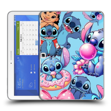 Силиконовый чехол на Samsung Galaxy Tab 4 10.1 с принтом Лило и Стич Силиконовый чехол на Samsung Galaxy Tab 4 10.1 с принтом Лило и Стич