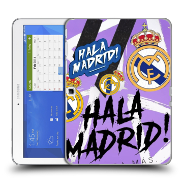 Силиконовый чехол на Samsung Galaxy Tab 4 10.1 с принтом Real Madrid Реал Мадрид
