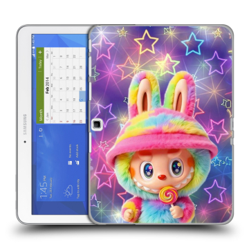 Силиконовый чехол на Samsung Galaxy Tab 4 10.1 с принтом Labubu Лабубу