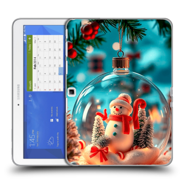 Силиконовый чехол на Samsung Galaxy Tab 4 10.1 с принтом Новый год