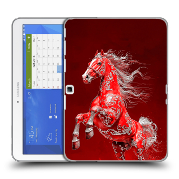 Силиконовый чехол на Samsung Galaxy Tab 4 10.1 с принтом Новый год