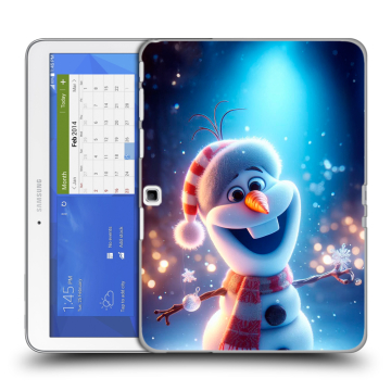 Силиконовый чехол на Samsung Galaxy Tab 4 10.1 с принтом Новый год