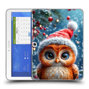 Силиконовый чехол на Samsung Galaxy Tab 4 10.1 с принтом Новый год