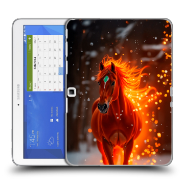 Силиконовый чехол на Samsung Galaxy Tab 4 10.1 с принтом Новый год