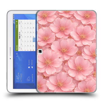 Силиконовый чехол на Samsung Galaxy Tab 4 10.1 с принтом женский