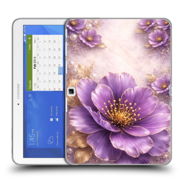Силиконовый чехол на Samsung Galaxy Tab 4 10.1 с принтом женский