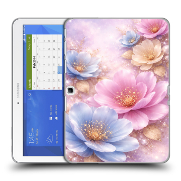 Силиконовый чехол на Samsung Galaxy Tab 4 10.1 с принтом женский