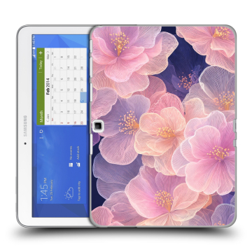 Силиконовый чехол на Samsung Galaxy Tab 4 10.1 с принтом женский
