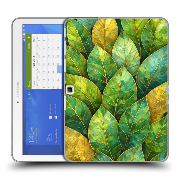 Силиконовый чехол на Samsung Galaxy Tab 4 10.1 с принтом женский