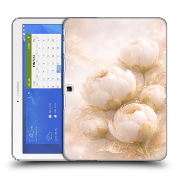 Силиконовый чехол на Samsung Galaxy Tab 4 10.1 с принтом женский