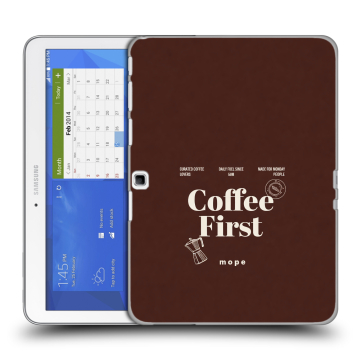 Силиконовый чехол на Samsung Galaxy Tab 4 10.1 с принтом женский
