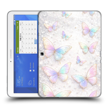 Силиконовый чехол на Samsung Galaxy Tab 4 10.1 с принтом женский