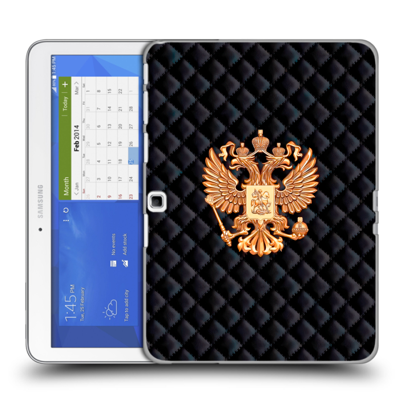 Силиконовый чехол на планшета Samsung Galaxy Tab 4 10.1 с принтом Герб России принт Силиконовый чехол на планшета Samsung Galaxy Tab 4 10.1 с принтом Герб России принт