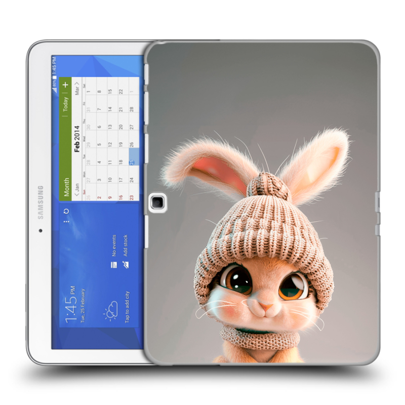 Силиконовый чехол на Samsung Galaxy Tab 4 10.1 с принтом Кролик Силиконовый чехол на Samsung Galaxy Tab 4 10.1 с принтом Кролик