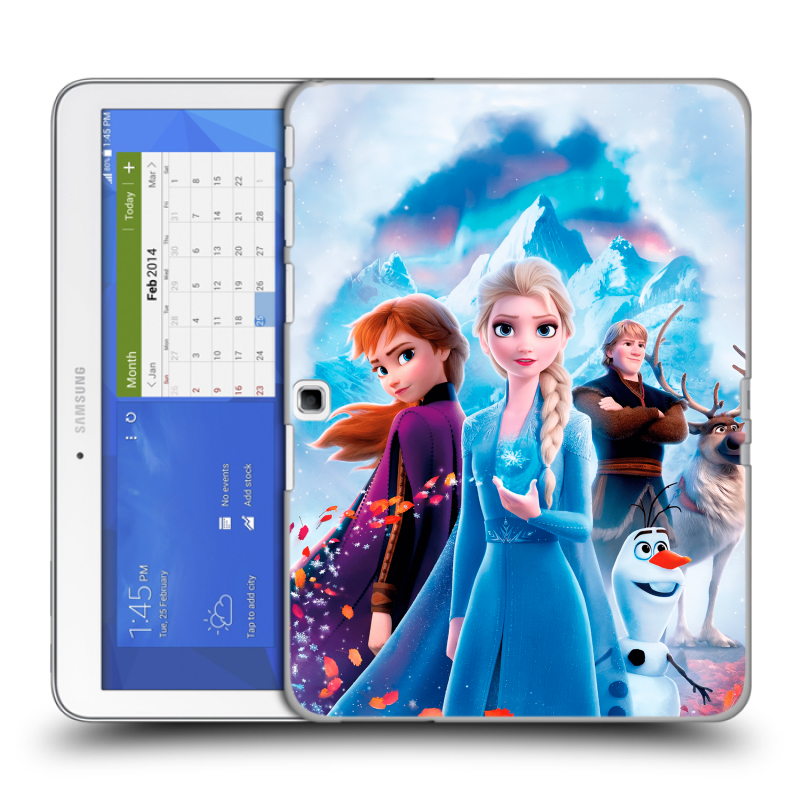 Силиконовый чехол на Samsung Galaxy Tab 4 10.1 с принтом Холодное сердце Frozen Силиконовый чехол на Samsung Galaxy Tab 4 10.1 с принтом Холодное сердце Frozen