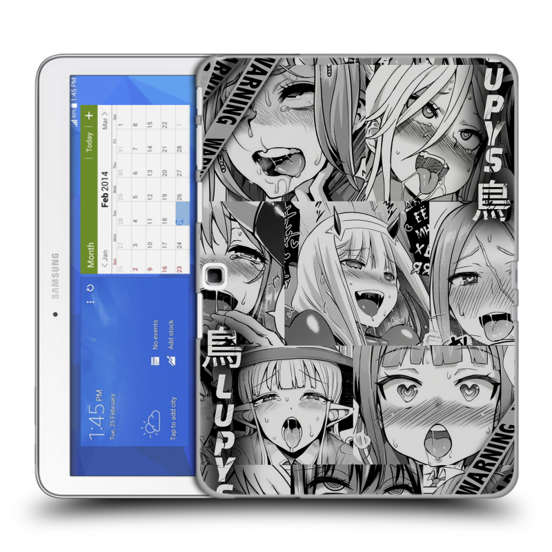 Силиконовый чехол на Samsung Galaxy Tab 4 10.1 с принтом Ahegao Ахегао Аниме Силиконовый чехол на Samsung Galaxy Tab 4 10.1 с принтом Ahegao Ахегао Аниме