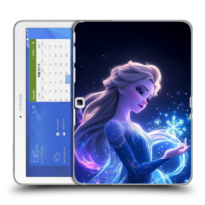 Силиконовый чехол на планшета Samsung Galaxy Tab 4 10.1 с принтом Холодное сердце Frozen Силиконовый чехол на планшета Samsung Galaxy Tab 4 10.1 с принтом Холодное сердце Frozen