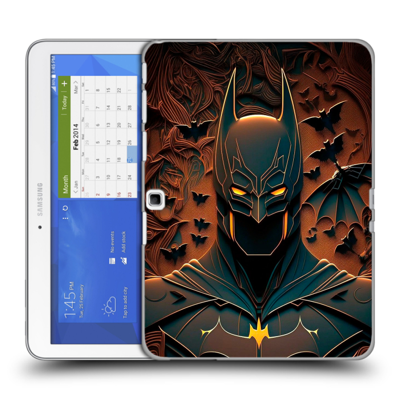 Силиконовый чехол на Samsung Galaxy Tab 4 10.1 с принтом Batman Бэтмен Силиконовый чехол на Samsung Galaxy Tab 4 10.1 с принтом Batman Бэтмен