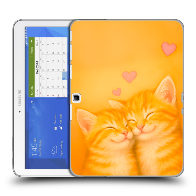 Силиконовый чехол на планшета Samsung Galaxy Tab 4 10.1 с принтом Милые котята Силиконовый чехол на планшета Samsung Galaxy Tab 4 10.1 с принтом Милые котята