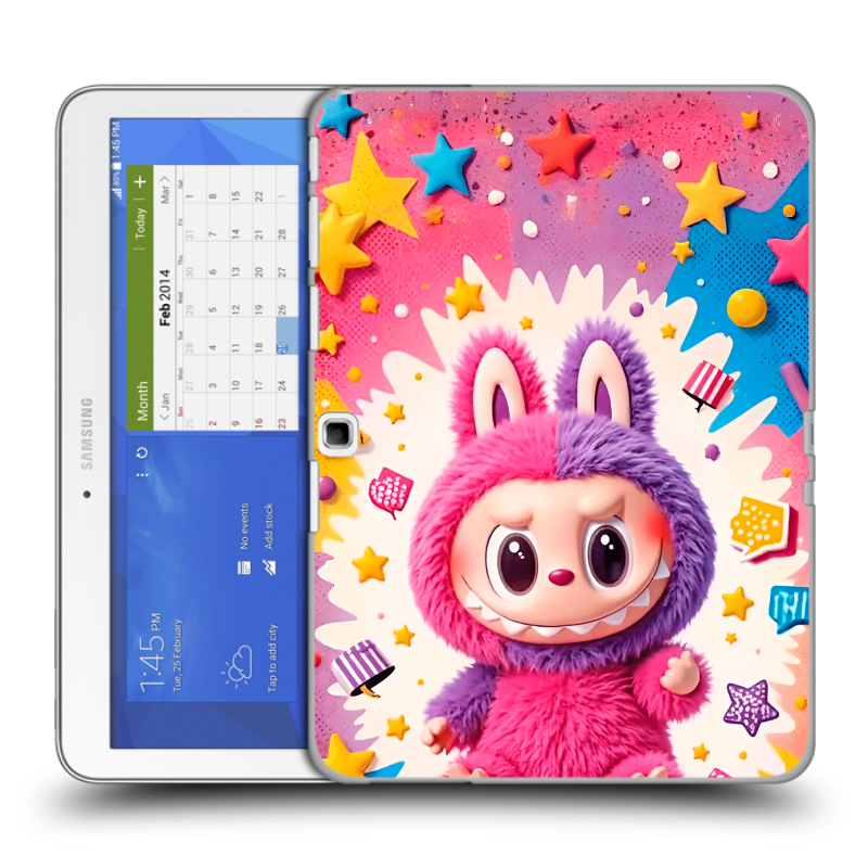 Силиконовый чехол на планшета Samsung Galaxy Tab 4 10.1 с принтом Labubu Лабубу Силиконовый чехол на планшета Samsung Galaxy Tab 4 10.1 с принтом Labubu Лабубу