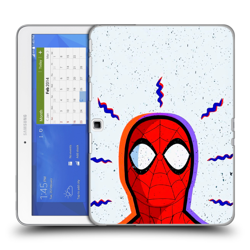 Силиконовый чехол на Samsung Galaxy Tab 4 10.1 с принтом Spiderman Человек паук Силиконовый чехол на Samsung Galaxy Tab 4 10.1 с принтом Spiderman Человек паук