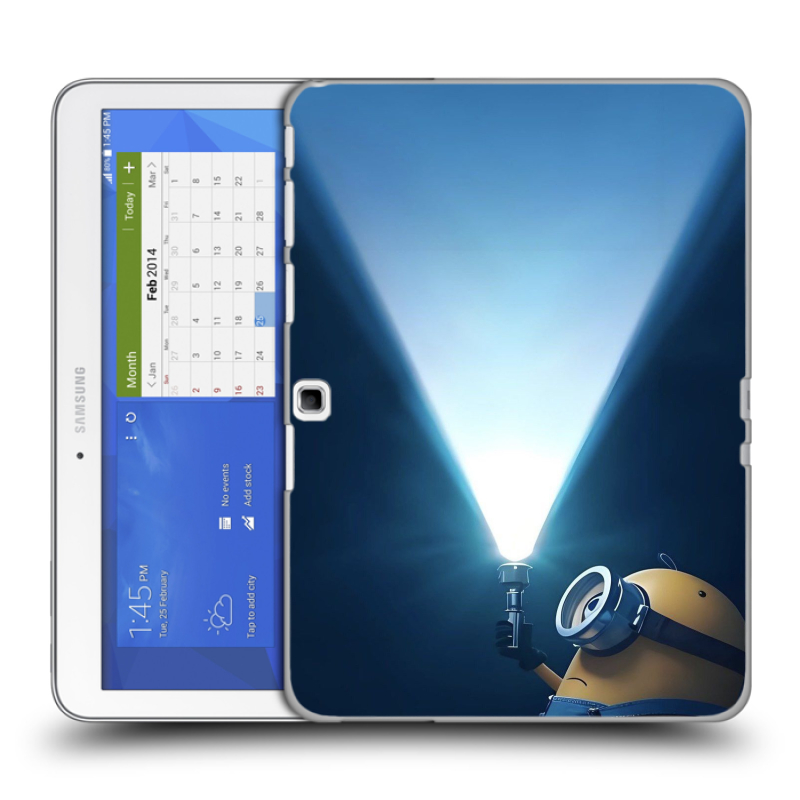 Силиконовый чехол на Samsung Galaxy Tab 4 10.1 с принтом Миньоны Силиконовый чехол на Samsung Galaxy Tab 4 10.1 с принтом Миньоны
