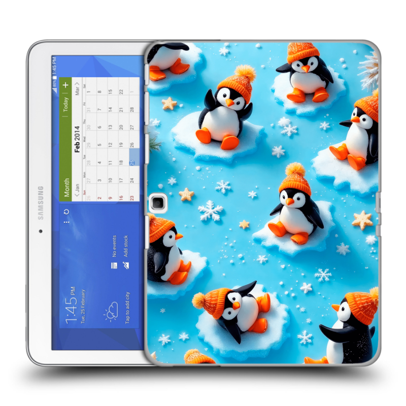 Силиконовый чехол на Samsung Galaxy Tab 4 10.1 с принтом Новый год Силиконовый чехол на Samsung Galaxy Tab 4 10.1 с принтом Новый год