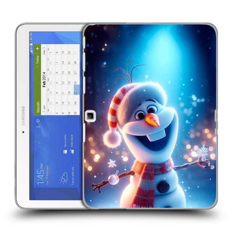 Силиконовый чехол на Samsung Galaxy Tab 4 10.1 с принтом Новый год Силиконовый чехол на Samsung Galaxy Tab 4 10.1 с принтом Новый год