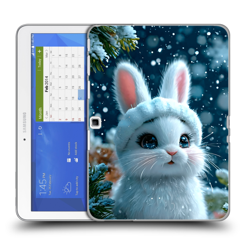Силиконовый чехол на Samsung Galaxy Tab 4 10.1 с принтом Новый год Силиконовый чехол на Samsung Galaxy Tab 4 10.1 с принтом Новый год