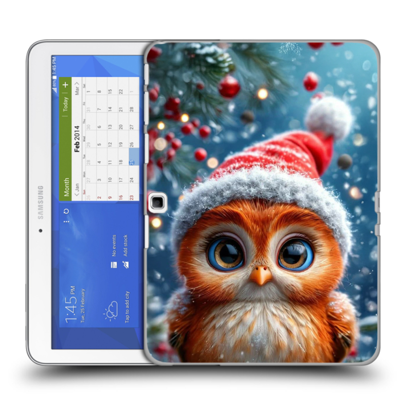 Силиконовый чехол на Samsung Galaxy Tab 4 10.1 с принтом Новый год Силиконовый чехол на Samsung Galaxy Tab 4 10.1 с принтом Новый год