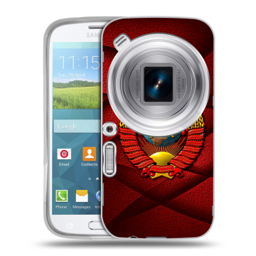 Пластиковый чехол на Samsung Galaxy K Zoom с принтом Герб СССР